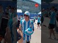 ARGENTYNA - AUSTRIA. KIBICE ALBICELESTES W ŚWIETNYCH NASTROJACH PRZED DRUGIM MECZEM NA MUNDIALU