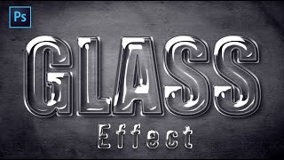 Glass Text/Logo Effect In Photoshop in Hindi/Urdu | Advanced Photoshop Tutorial