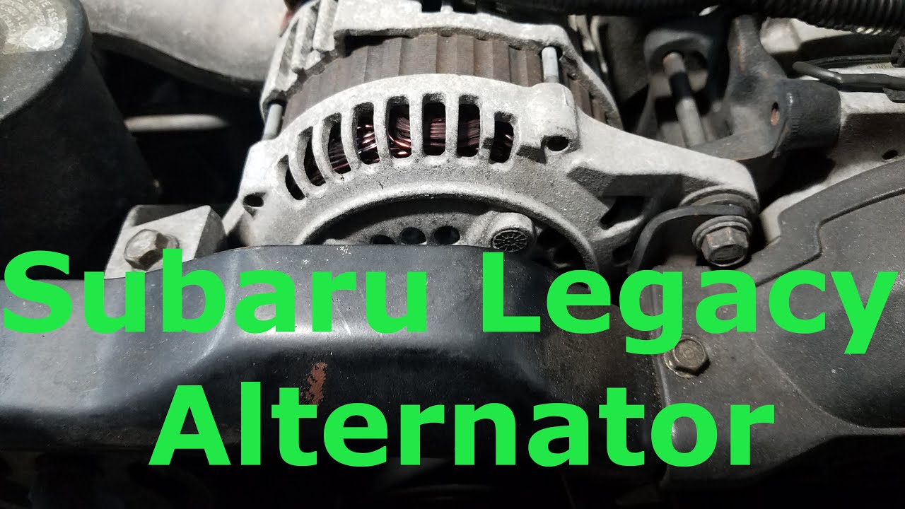 Subaru Legacy Alternator Replacement and Engine Start YouTube