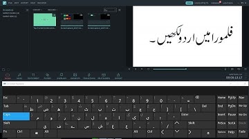 How to write urdu in filmora9||easy way
