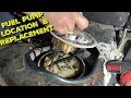How to Change The Fuel Pump Of A Pontiac Vibe Or Toyota Matrix & Location