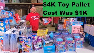 Unboxing Target Auction Mystery $4,000 Liquidation Toy Pallet