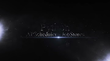 Python - APScheduler - SQLAlchemy jobstore