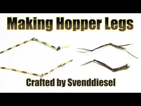 pattern armonici 60 Second Summary of How to Make Natural and Rubber Knotted Hopper Legs Tutorial