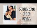 HOW TO PREPARE FOR FALL | AUTUMN VIBES