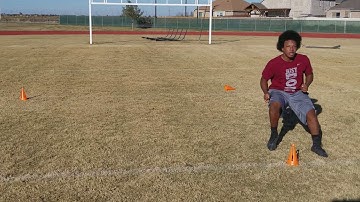 Linebacker Drills  (Cones - Change of Direction) pt.1