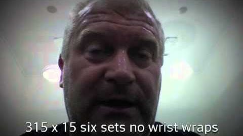 Chris Senter 50% max effort day