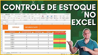 Planilha de Controle de Estoque no Excel | Entradas e Saídas de Materiais (Download Grátis) screenshot 5