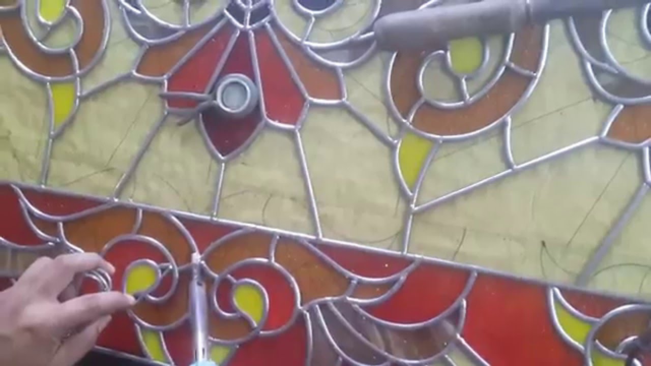 How plug the lead stained glass welding wire . YouTube