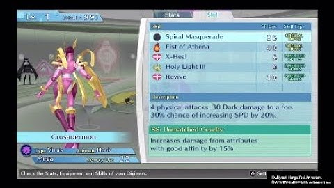 Digimon Story: Cyber Sleuth - HM_ Crusadermon Royal knight