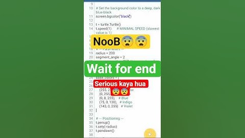 Python Code Se Kuch Aisa Hua Jo Aap Soch Bhi Nahi Sakte 😳 | Turtle Magic #shorts"