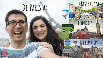 Como é a viagem de trem de Paris para Londres?