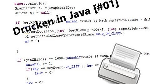 Java Quick Coding - Drucken - ( #01) [German] [HD]