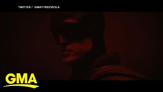 A first look at Robert Pattinson as Batman l GMA