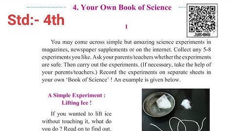4. Your Own Book of Science std 4th English/Maharashtra board