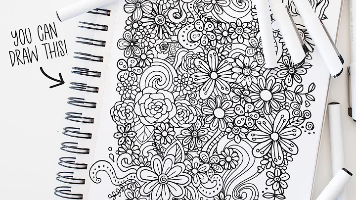 HOW TO DRAW Easy Flower Doodles, Banners & Patterns