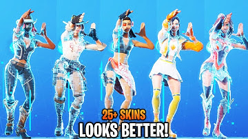 Fortnite BHANGRA BOOGIE Emote *Looks Better* with This SKINS! (With 25+ Skins)