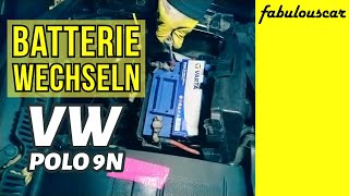 Batterie wechseln | VW Polo 4 (9N)