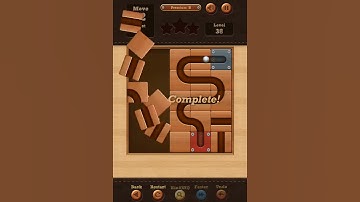 Roll the Ball slide puzzle Premium H Pack Level 38 Solution