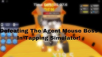 Defeating the New Agent Rat Boss in tapping simulator 🌟 Op 🌟