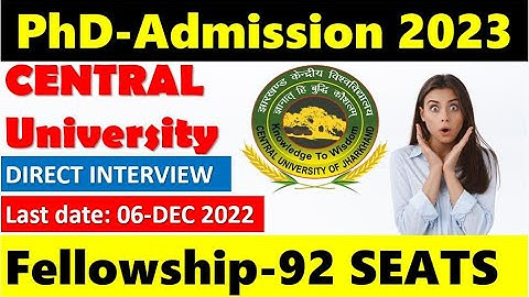 Best PhD application 2023 I New Central University I Direct Admission I w@TheScientificGurus