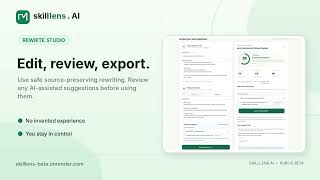 I Built SkillLens AI: Free Resume Analyzer & JD Matcher (Full Demo)