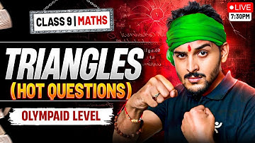 Triangles HOTS Questions | CBSE Class 9 Maths | Olympiad Level Problems | Pranav Sir