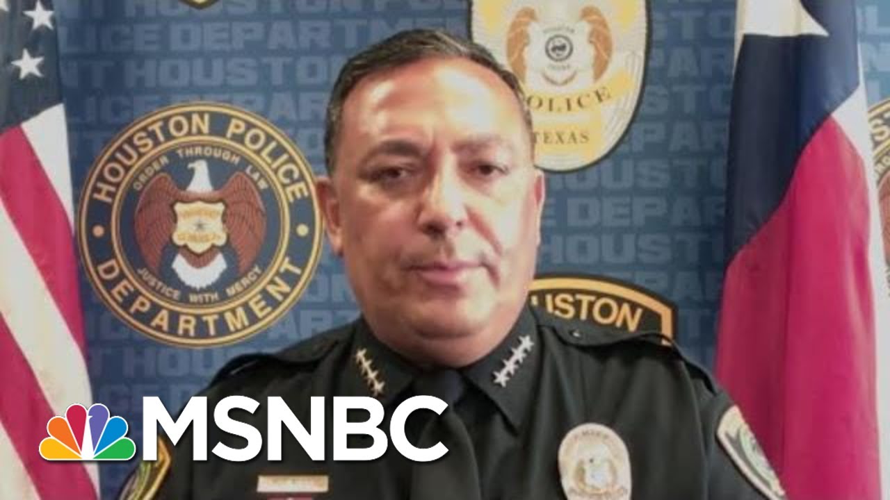 Houston Police Chief: 'Watershed Moment' For Policing | Hallie Jackson | MSNBC