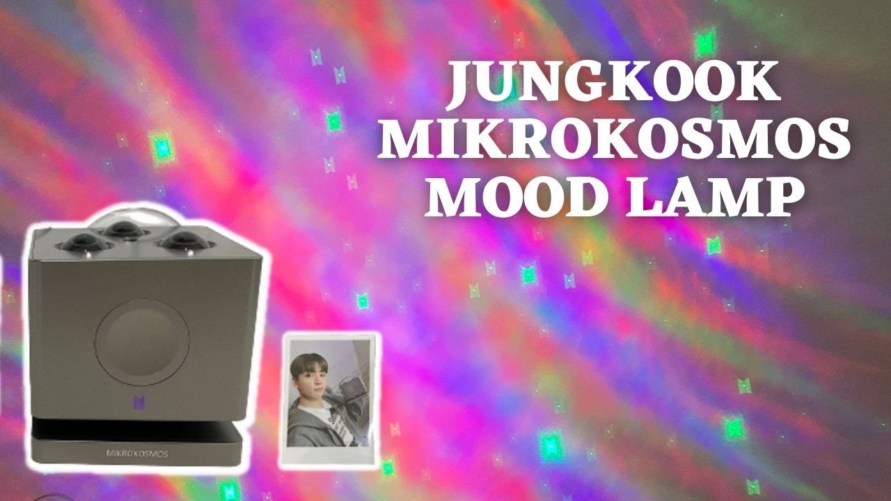 JUNGKOOK MIKROKOSMOS MOOD LAMP   Artist Made Collection BY BTS   ASMR  Unboxing [4K