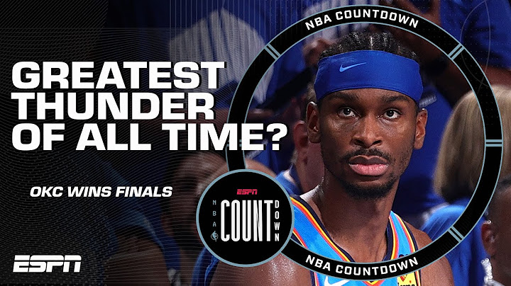 Perk says SGA passed KD & Russ as 'GREATEST' OKC player ever after Finals win 🏆 | NBA Countdown