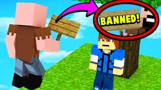TROLLED BY THE OWNER !? (Minecraft Skyblock Trolling - Episode 6)
