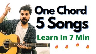 One Chord Five Songs Guitar Lesson | Bollywood Songs Guitar Lesson by S S Monty | screenshot 1