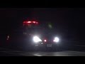 [消防車　救急車　パトカー]警察・消防緊急走行２０