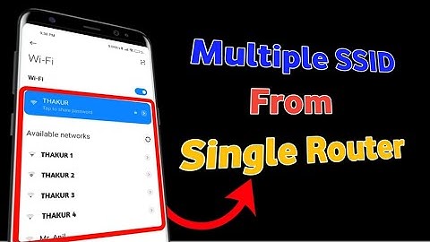 How to make multiple SSID from a single router || make two wifi names from single router .