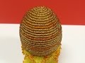 ПАСХАЛьНОЕ ЯЙЦО ИЗ БИСЕРА. ОЧЕНь ЛЕГКО! Tutorial: Beaded Easter Egg, Very easy!