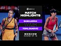 Aryna Sabalenka vs. Ajla Tomljanovic | 2021 Moscow Round of 16 | WTA Match Highlights