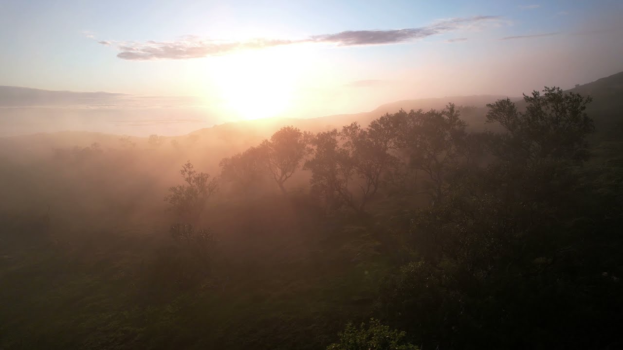 Fog over Melöya, Norway