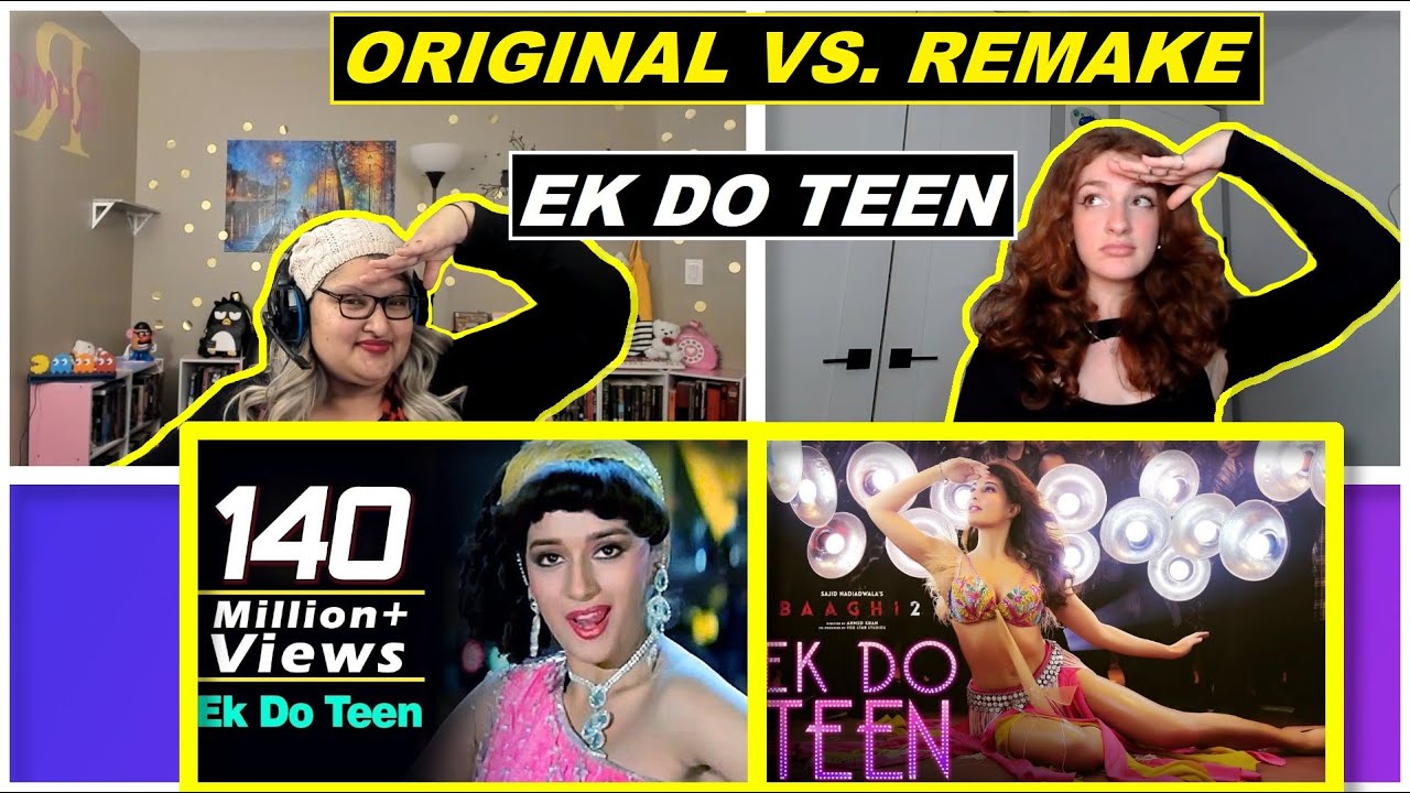 AR BONUS| "Ek Do Teen" Original vs. Remake REACTION| Madhuri Dixit| Jaqueline Fernandez 