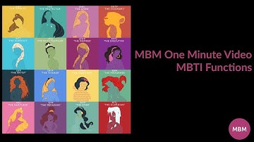 Myers Briggs | MBTI Functions | MBM One Minute Video