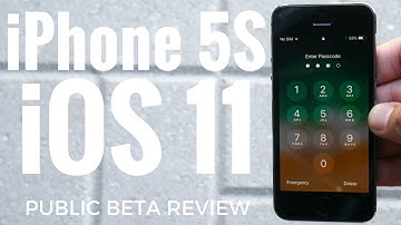 iPhone 5S iOS 11 Public Beta Review!