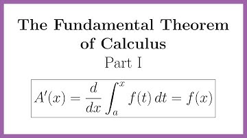 The Fundamental Theorem of Calculus, Part I