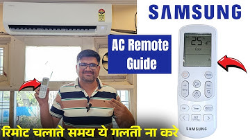 Samsung AC Remote Function ⚡Samsung AC Remote⚡Samsung AC Remote Control Demo