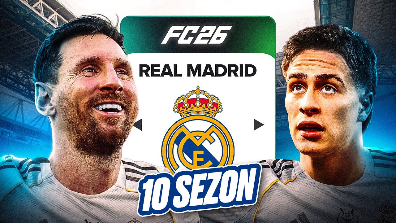 10 SEZON BOYUNCA REAL MADRİD'İ YÖNETTİM ! EA FC 26 REBUİLD