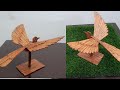 How to make bird from popsicle sticks|DIY birds popsicle sticks|make sparrow from ice cream sticks