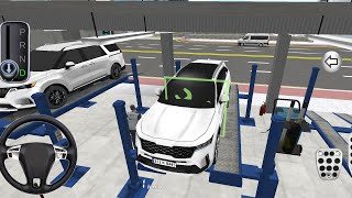 New Rexton car in outo repair shop funny driver -3D driving class simulation -Android gameplay #car  screenshot 5