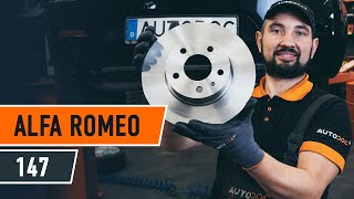 Wie ALFA ROMEO 147 (937) Bremsscheibe wechseln - Video-Tutorial