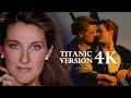 Céline Dion - My Heart Will Go On (REAL 4K) (Official 25th Anniversary Music Video)