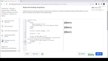 Challenge Your First jQuery Khan Academy
