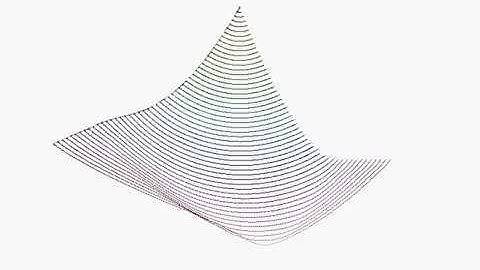 Quinquagintuple (50) pendulum starting from horizontal position / simulation / chaos