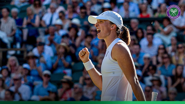 Finally making her first Wimbledon Final | Iga Swiatek | Winning Moment | Wimbledon 2025